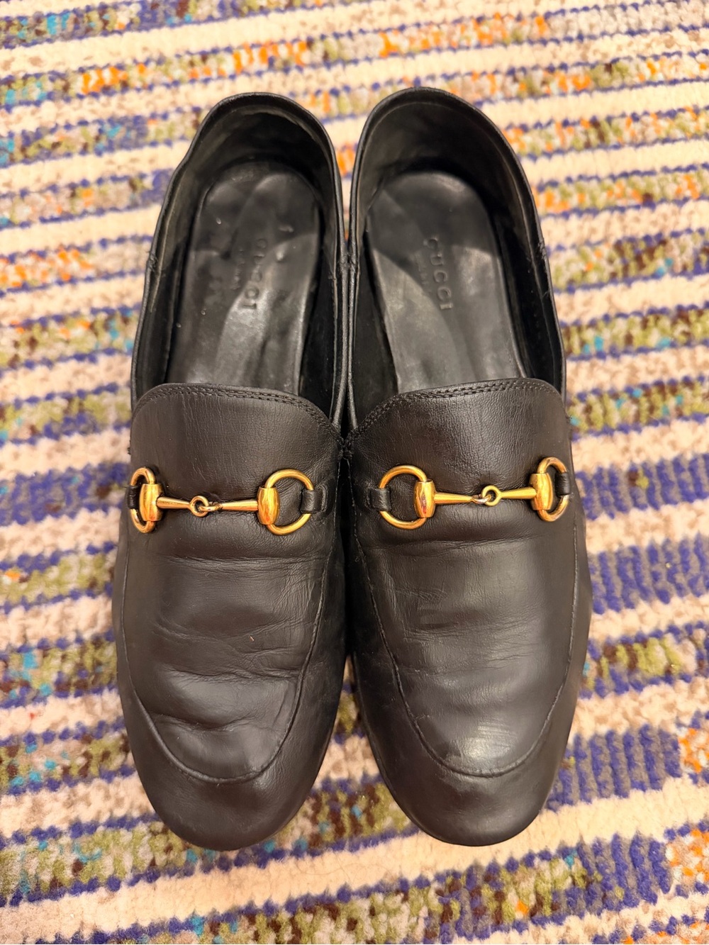 Gucci Women’s Horsebit Loafers Black 36.5 - Picture 7 of 11